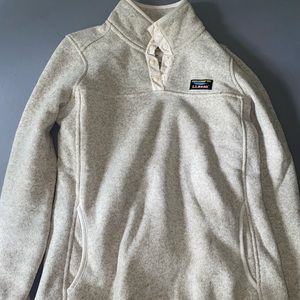 LL Bean sweater fleece pullover